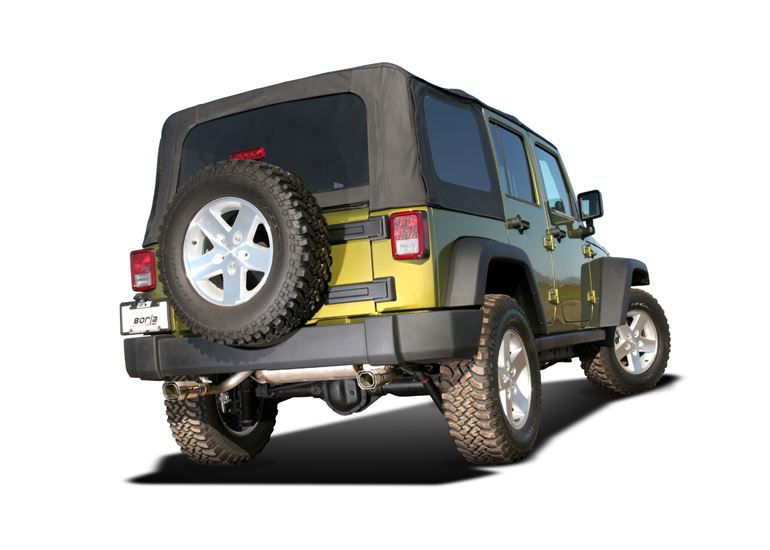 Best Exhaust Borla Jeep Wrangler JK 2 & 4door 20072011 Rear Section