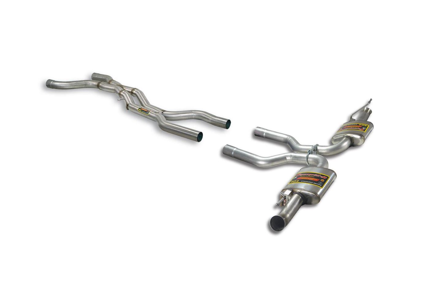 Best Exhaust Supersprint Porsche 957 Cayenne S GTS CatBack "Racing