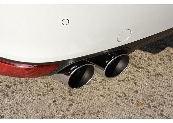 Best Exhaust Supersprint Porsche 958 Cayenne S GTS rear exhaust w/ quad 100mm tips 246506_246606