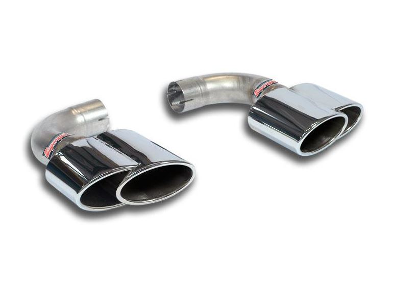 Best Exhaust Supersprint Porsche 958 Cayenne S GTS rear exhaust w/ merged oval tips 246506_245727
