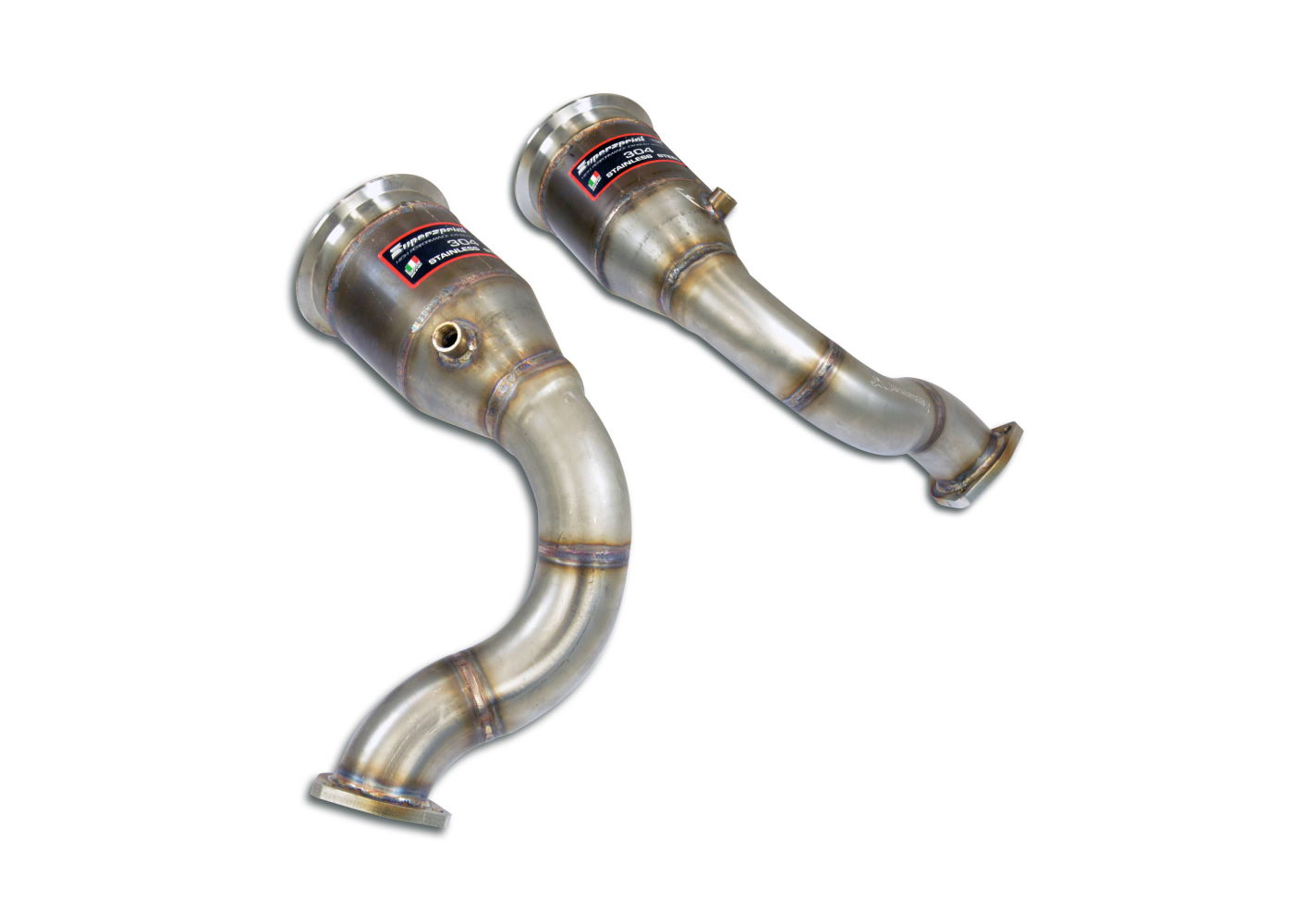 Best Exhaust Supersprint Urus downpipes with Metallic