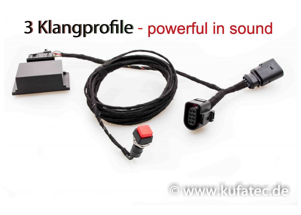 Best Exhaust Kufatec Soundbooster Pro Active Sound VW Golf 7 VII GTD