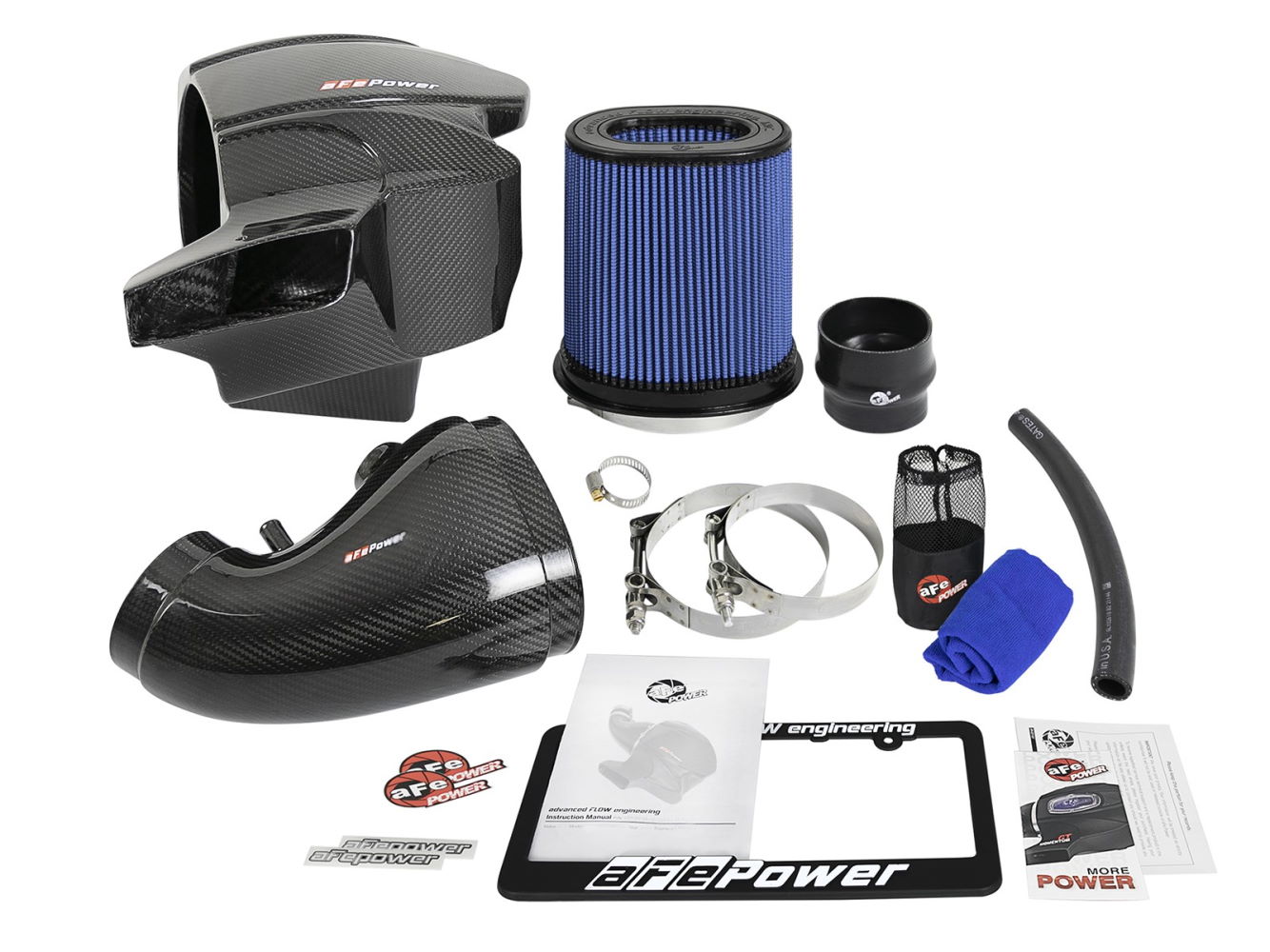 Best Exhaust aFe Power Jeep SRT 6.4L Black Series Carbon Fibre Cold