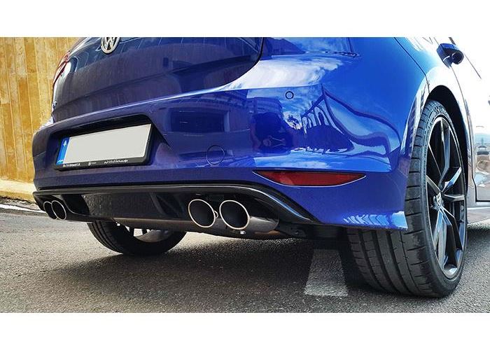 Best Exhaust Supersprint Audi A3 8V 1.4 TFSI 2.0 TDI split rear exhaust for S3 bumper 770604