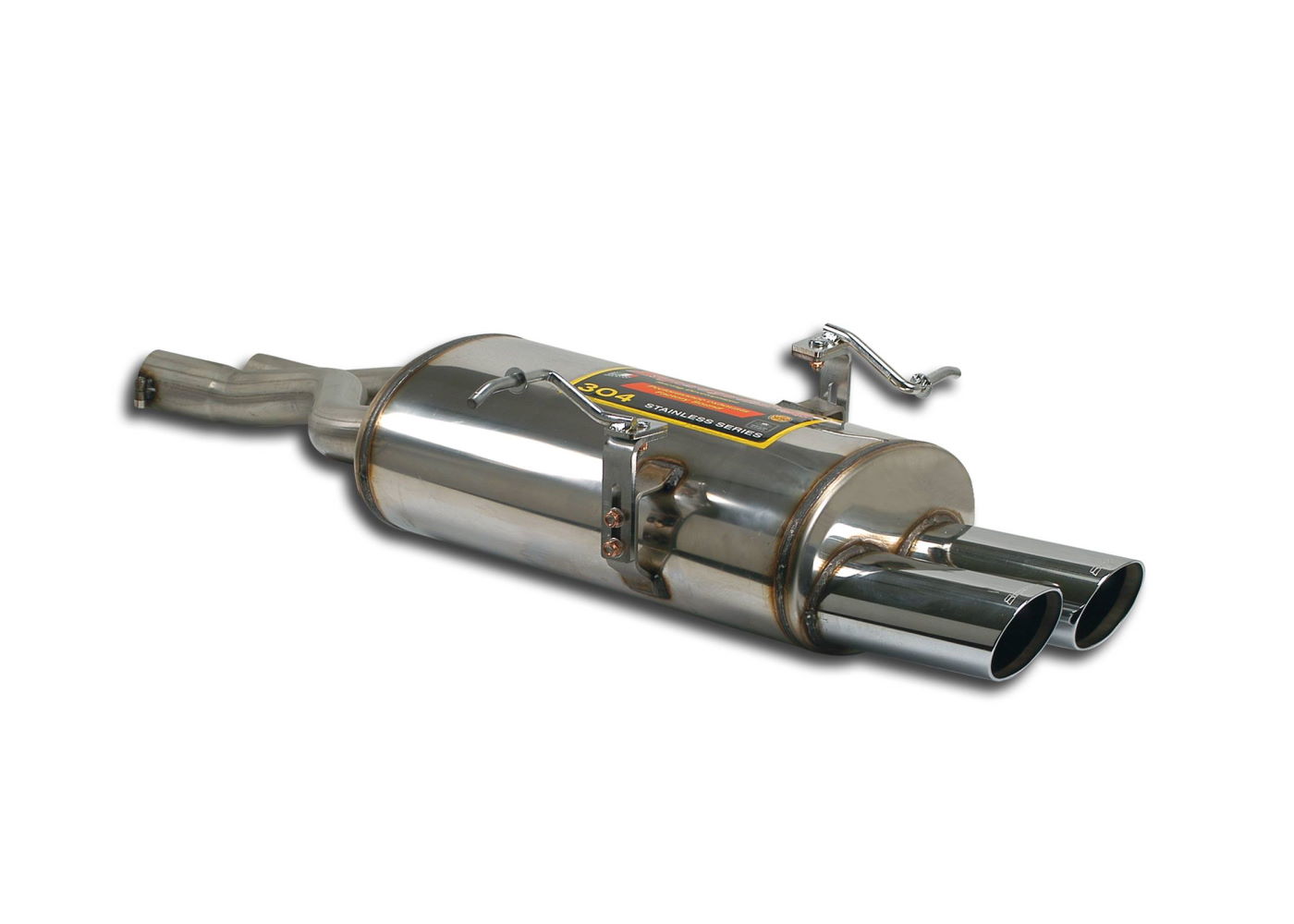 Best Exhaust Supersprint BMW E46 3Series rear exhaust w/ 100x75 oval