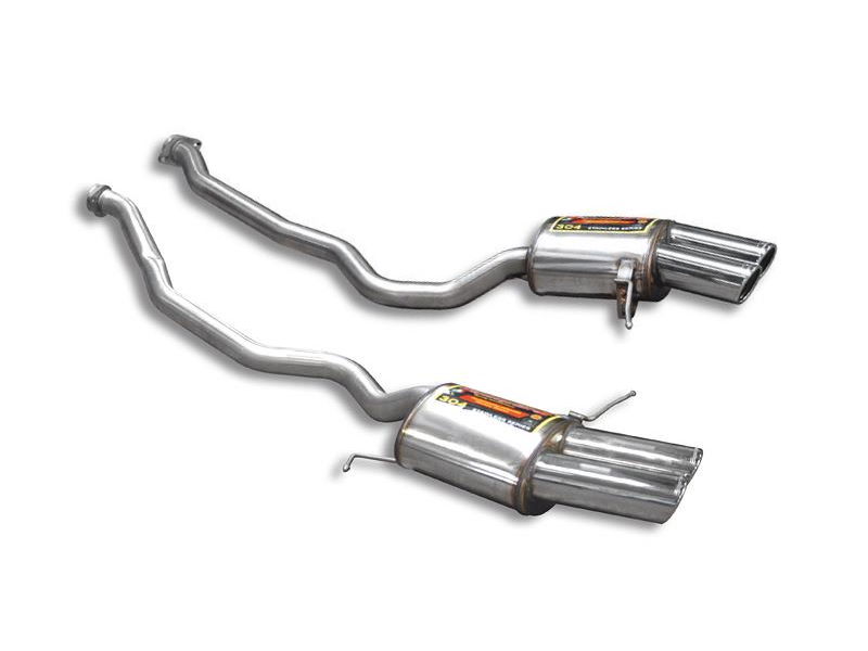 Best Exhaust Supersprint BMW E53 X5 4.8is V8 Rear Exhaust L+R OO tips 789146_789126