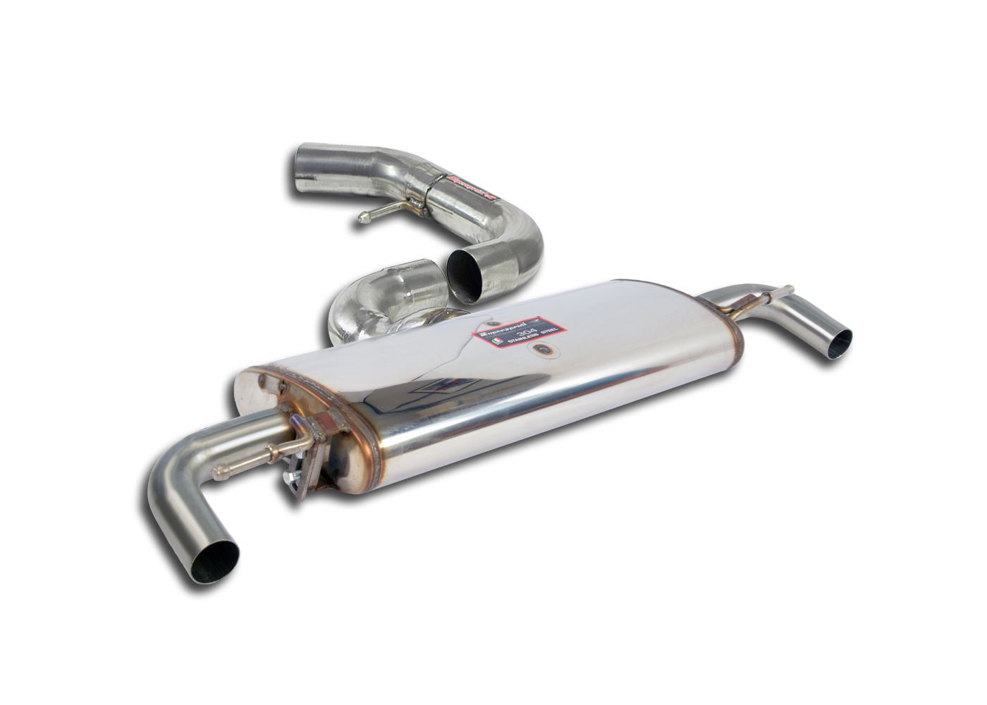 Best Exhaust Supersprint Audi Q3 2.0 TFSI Quattro split rear exhaust