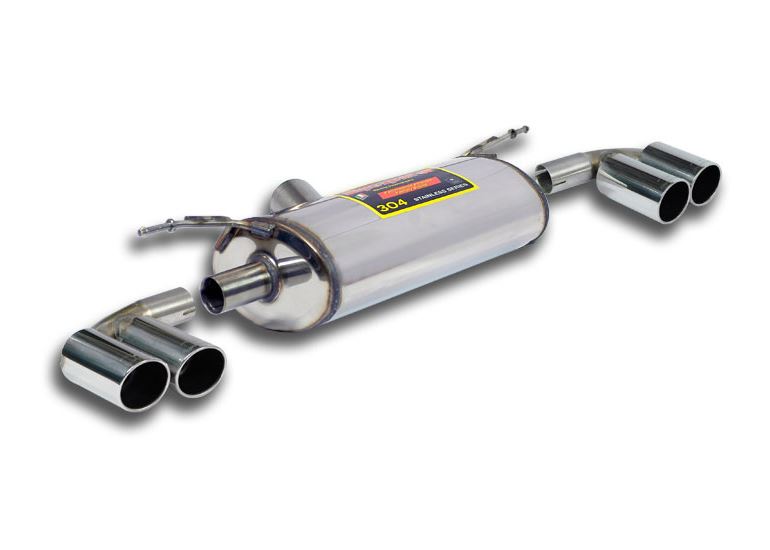 Best Exhaust - Supersprint BMW F22 M235i catback with quad round 80mm ...