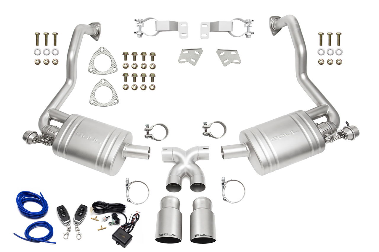 Best Exhaust - SOUL Porsche 987.2 Boxster / Cayman Valved Exhaust ...