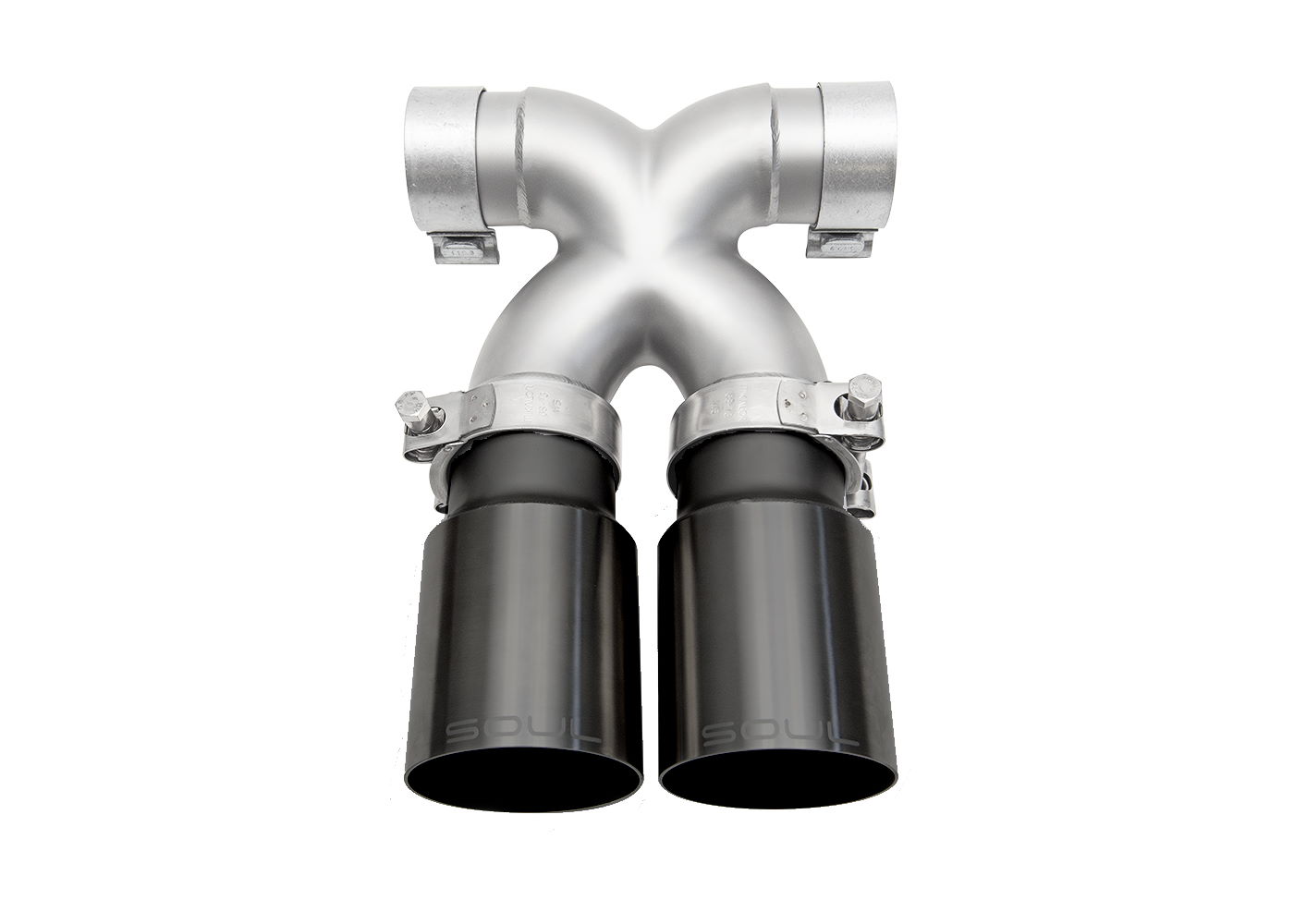 Best Exhaust SOUL Porsche 718 Cayman / Boxster BoltOn XPipe With Tips Straight Cut Single