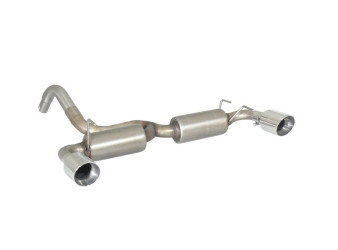 Abarth 500 / 595 / 695 (typ 312) 1.4TJET 07/2008-on rear silencer L+R with round Sport Line tail pipe 102 mm