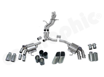Porsche Macan S / GTS cat-back exhaust with electronic-valves