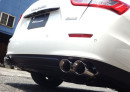 Maserati Ghibli V6 2013-2018 Cat-back F1 Sound Valvetronic Exhaust w/ Stainless tips