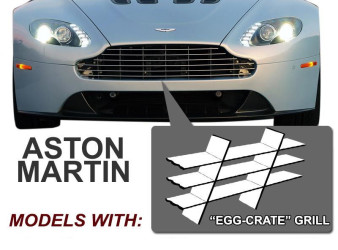 Aston Martin (Egg Crate Grille) No-Drill Front License Plate Mou