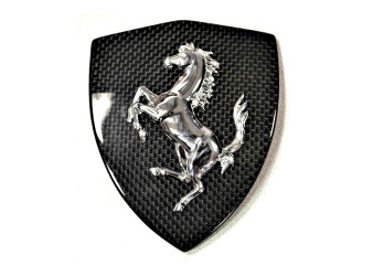 Ferrari GTC4Lusso carbon front fender shield w/ prancing Horse Emblem