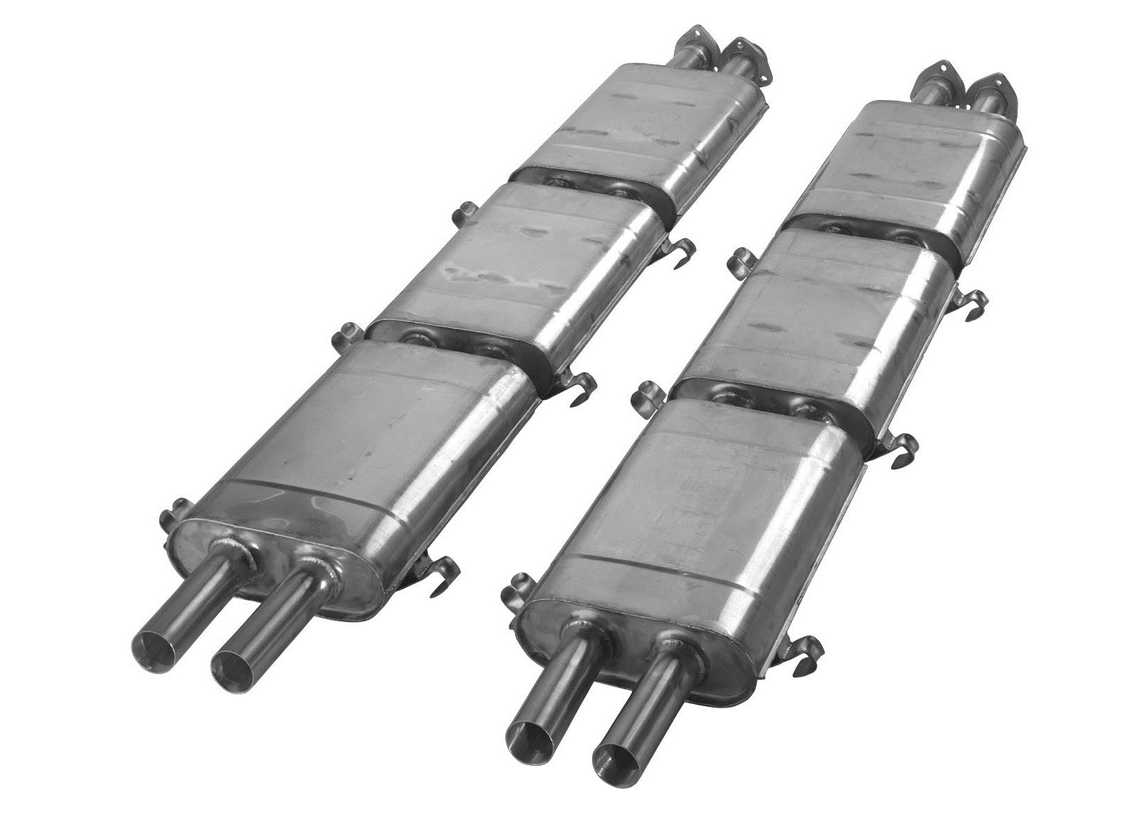 Best Exhaust Tubi Style Ferrari 400/400i Central Mufflers 01167912051