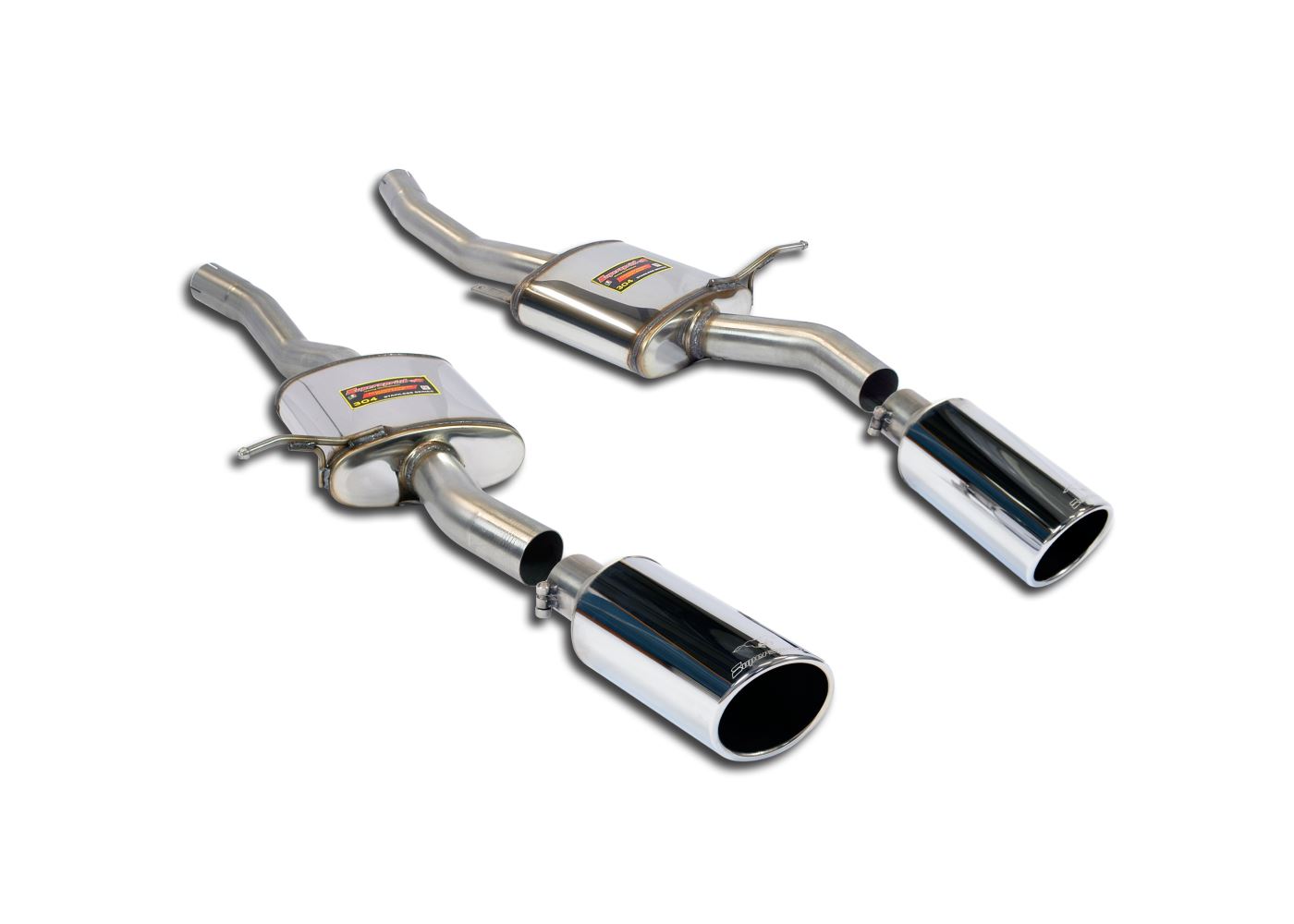 Best Exhaust - Supersprint Jaguar XK 3.5i 4.2i V8 rear exhausts for XKR