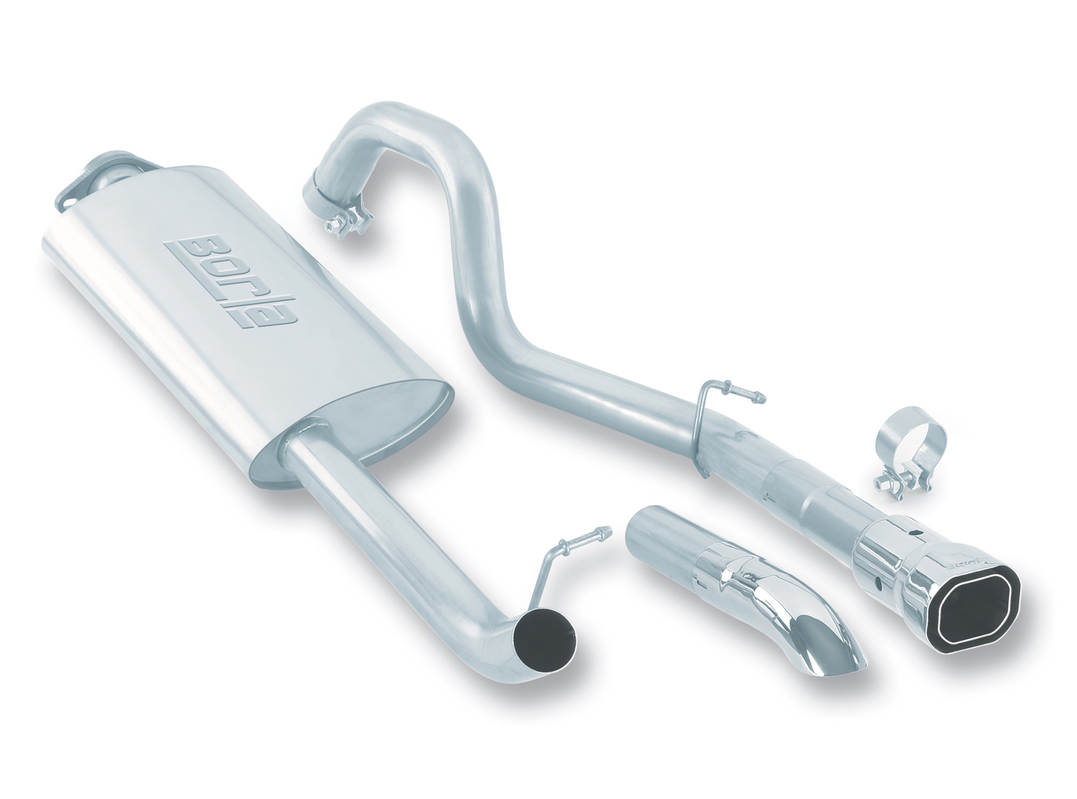 Best Exhaust - Borla Jeep Wrangler TJU 2004-2006 Cat-Back Exhaust Touring  140103