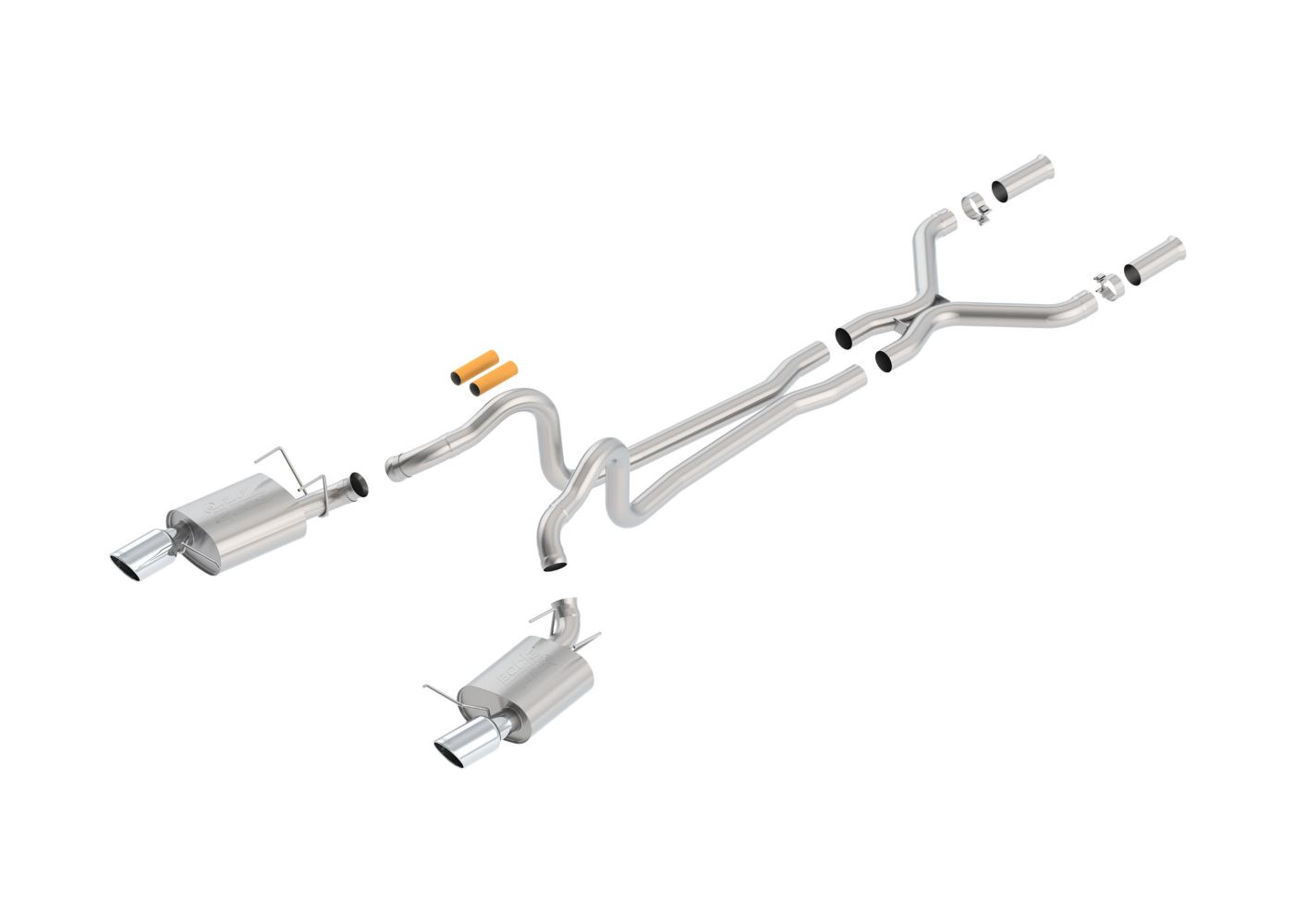 Best Exhaust - Borla Ford Mustang GT/ Boss 302 2013-2014 Cat-Back ATAK ...