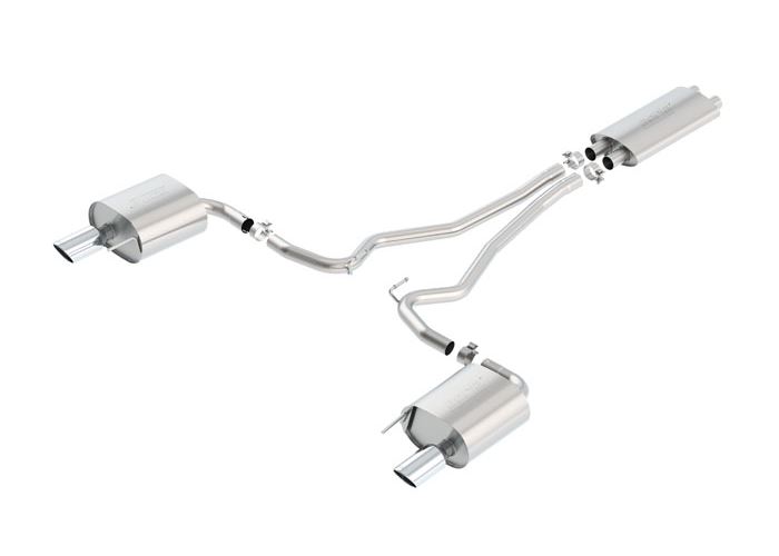 Best Exhaust - Borla Ford Mustang V6 2015-on Cat-Back Exhaust S-Type 140587