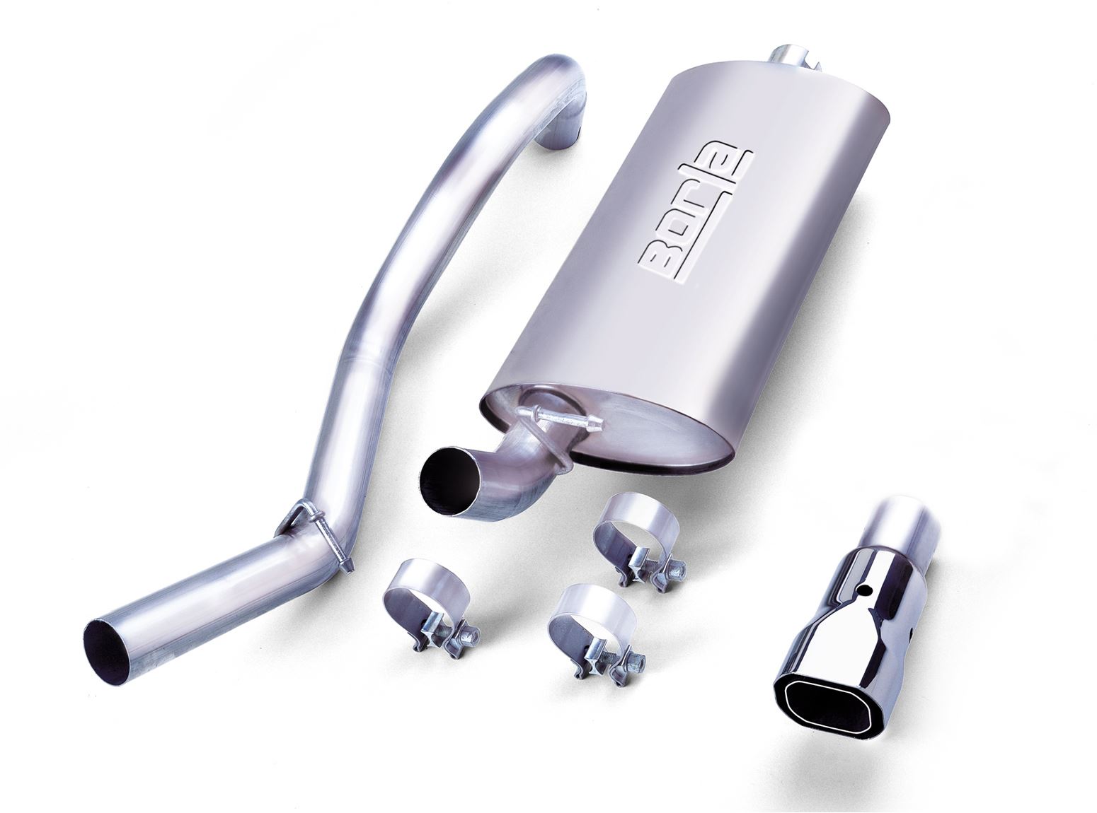 Best Exhaust - Borla Jeep Wrangler TJ 1997-1999 Cat-Back Exhaust Touring  14728