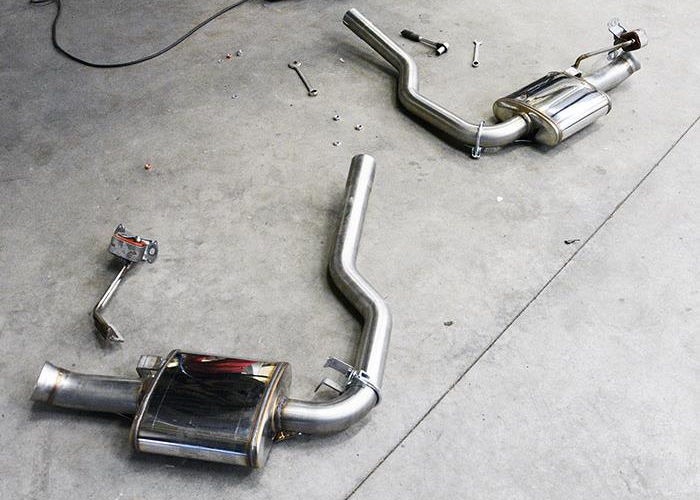 Best Exhaust Supersprint Porsche 957 Cayenne V6 Petrol rear exhaust