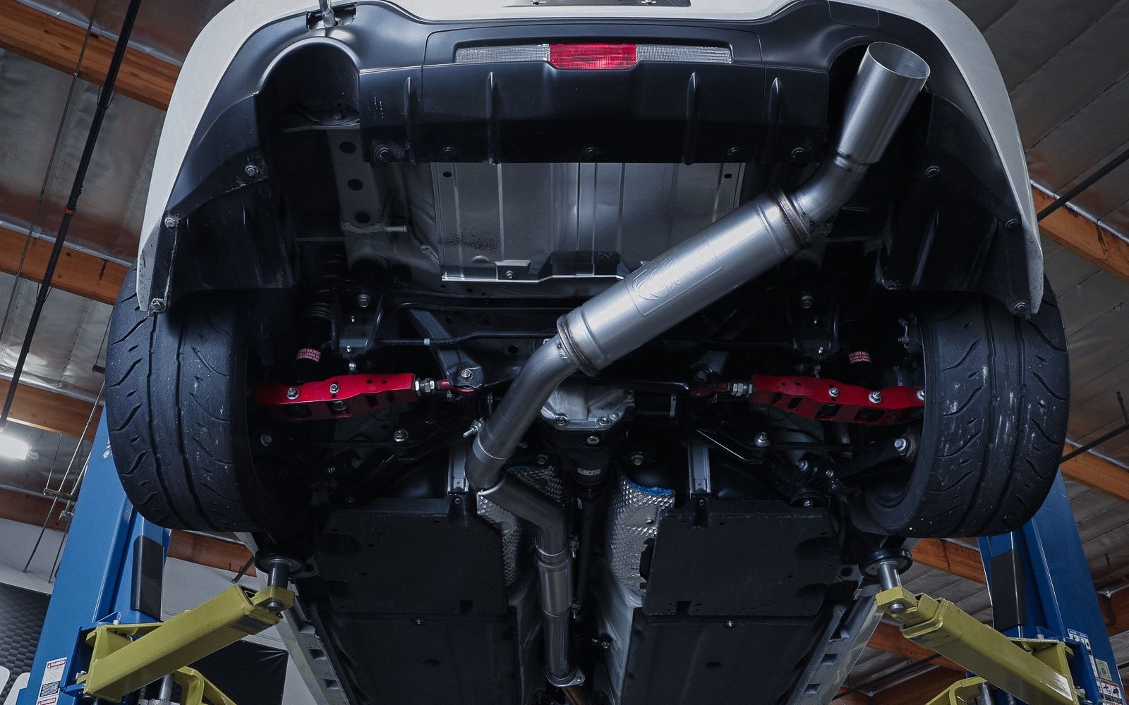 aFe Takeda 2.5in SS Cat-Back Exhaust w/ Blue Flame Tips | Mazda 3 (14-18) (49-37015-L) main image 0