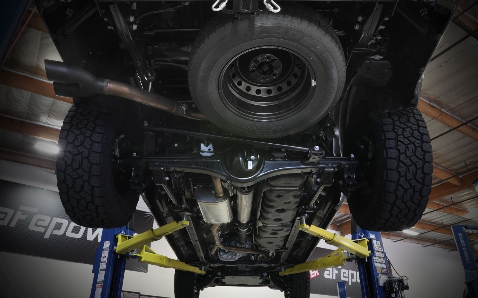 aFe Vulcan Series 2.5in 304SS Cat-Back Exhaust 2021+ Jeep Wrangler 392 6.4L w/ Black Tips