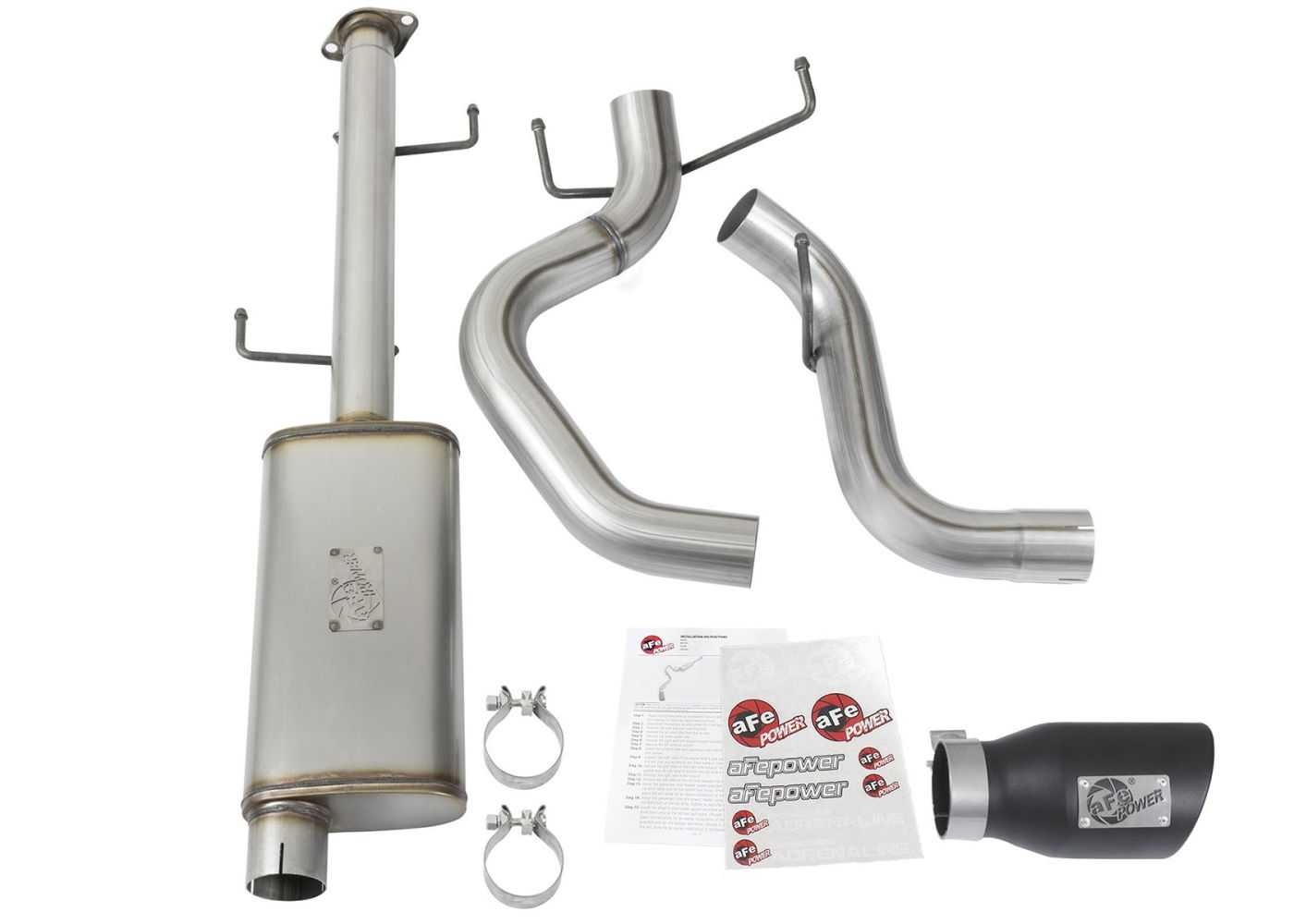 aFe 49-44006 MACH Force-Xp 3 IN 409 Stainless Steel Cat-Back Exhaust System main image 1