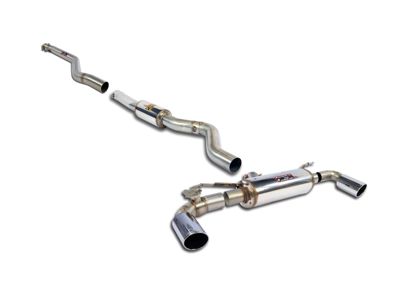 Best Exhaust - Supersprint BMW F30 F31 F32 F33 F36 LCI 340i 440i Cat