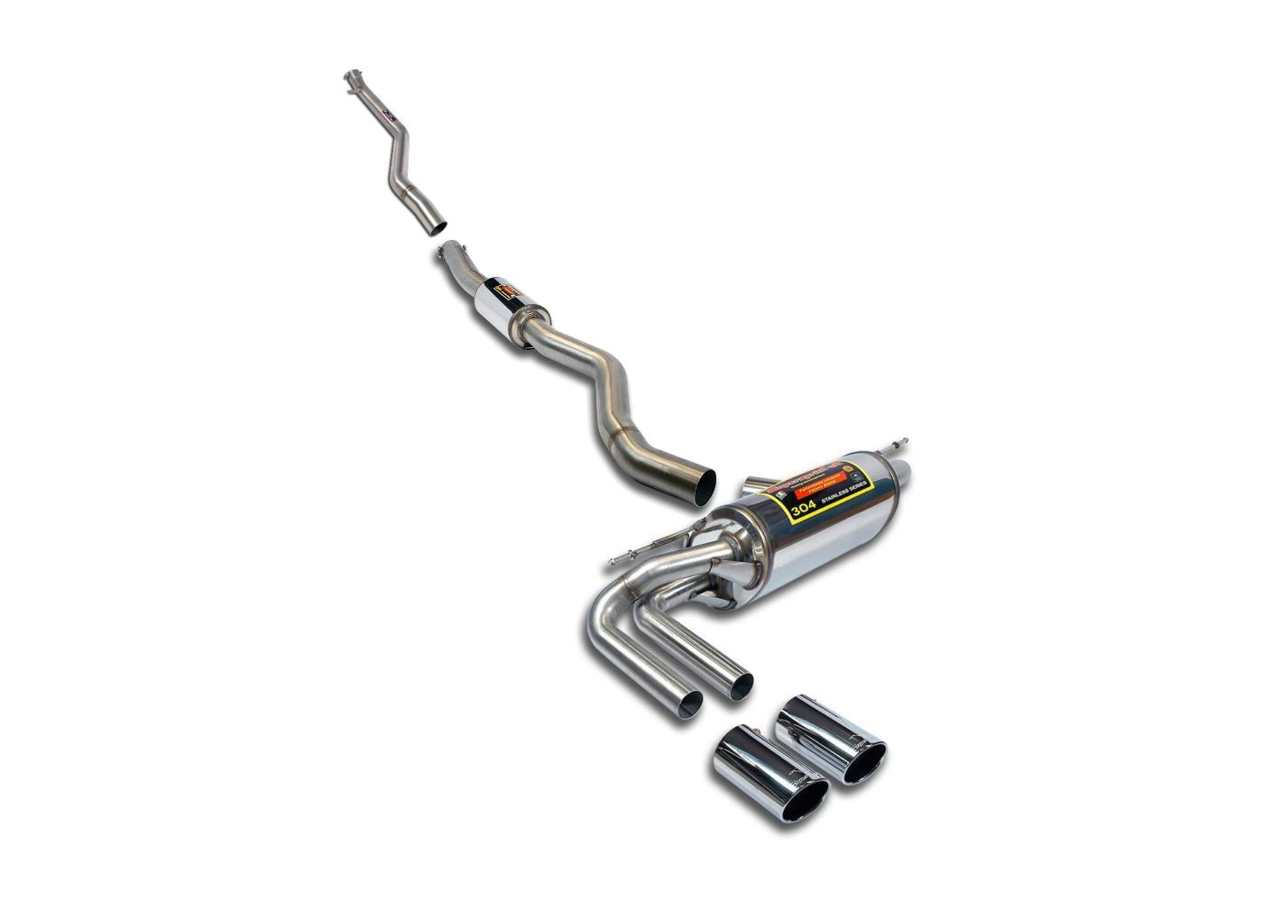 Best Exhaust - Supersprint BMW F30 LCI 330i 2.0T catback exhaust with
