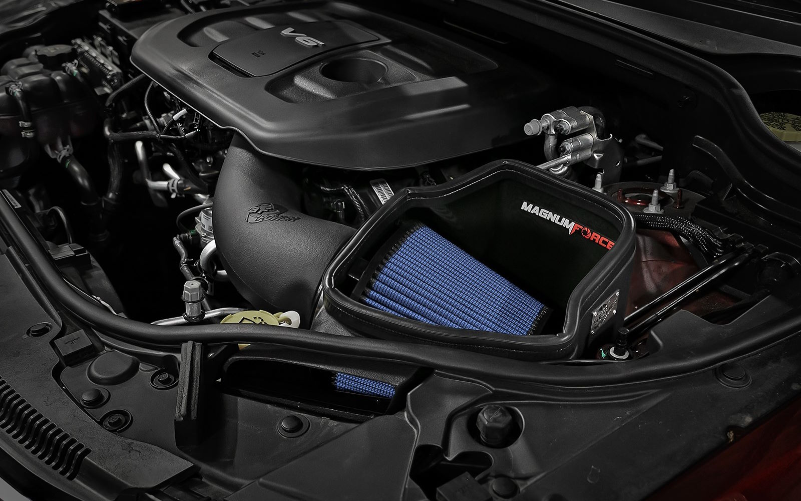aFe MagnumFORCE Intake System Stage-2 Pro DRY S 2014 Jeep Cherokee V6 3.0L EcoDiesel