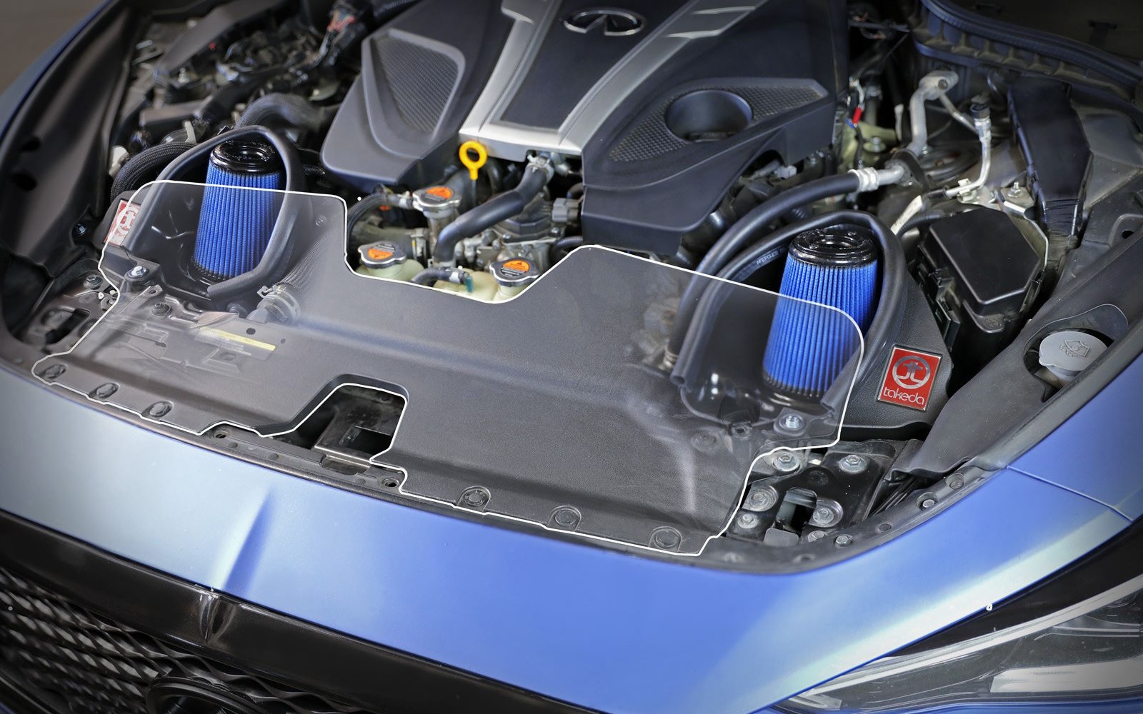 Best Exhaust aFe Power Infiniti Q50/Q60 20162022 V63.0TT Takeda Stage2 Cold Air Intake