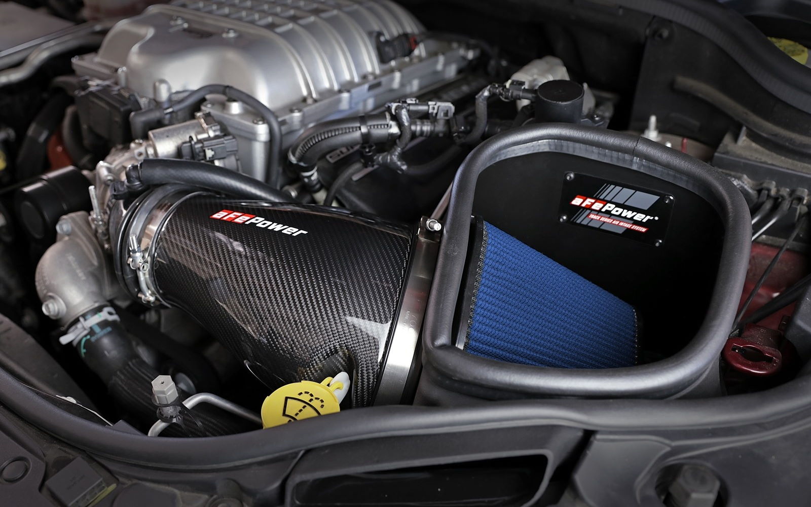 Best Exhaust aFe Power Jeep Grand Cherokee Trackhawk 2019on Carbon Cold Air Intake 5R afe57