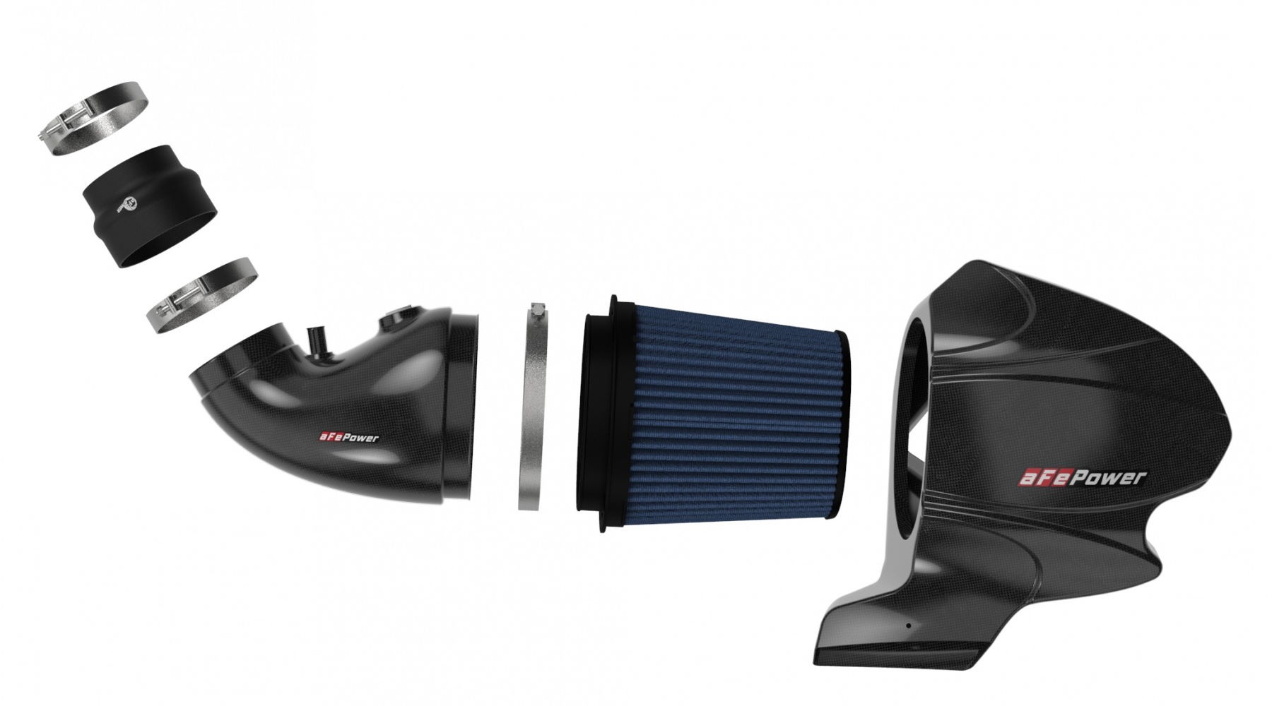 Best Exhaust aFe Power Jeep SRT 6.4L Black Series Carbon Fibre Cold