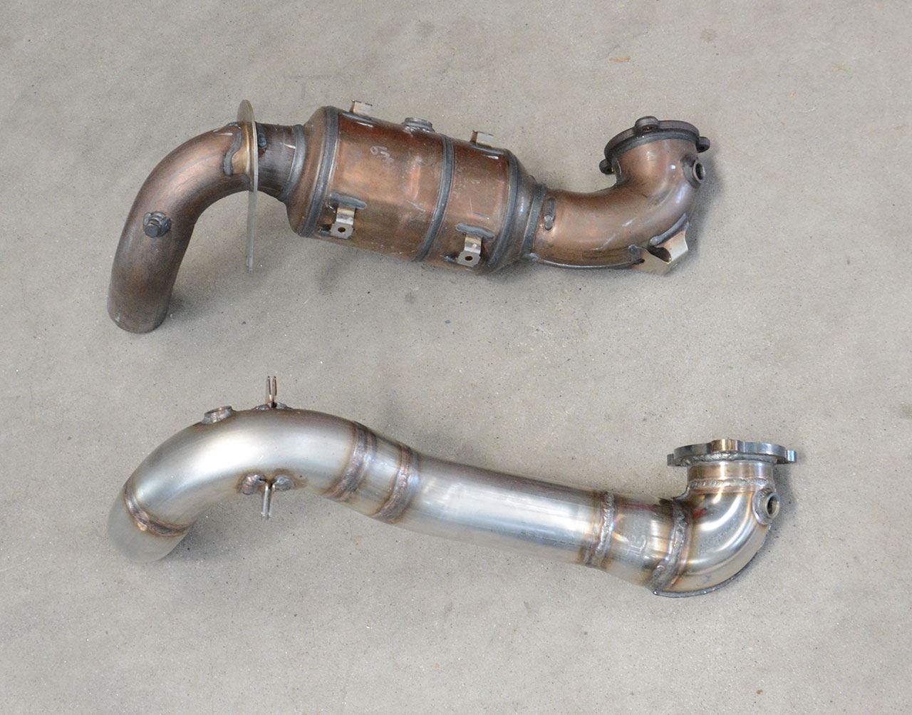 Best Exhaust Supersprint Mercedes downpipe catdelete 722011