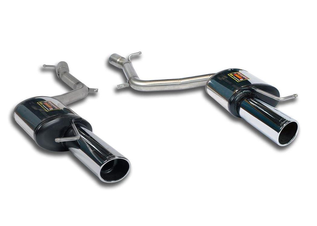 Best Exhaust - Supersprint Audi A8 D3 rear exhaust L+R O100 for OEM