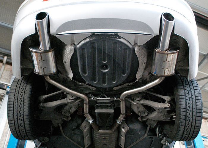 Best Exhaust - Supersprint Audi A8 D3 rear exhaust L+R O100 for OEM