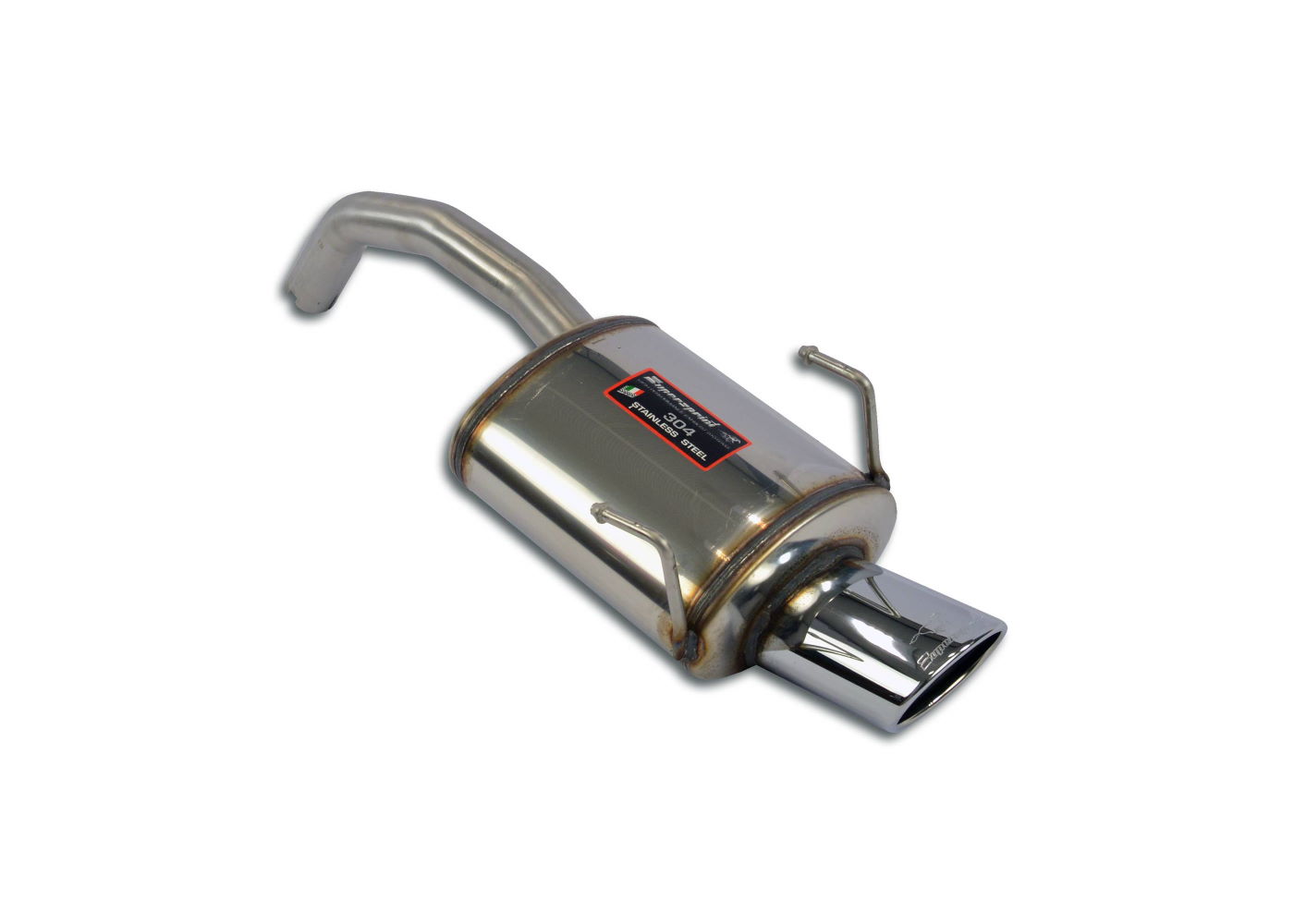 Best Exhaust - Supersprint Fiat 500 1.2i 1.4i 1.3d Rear Exhaust 120x80