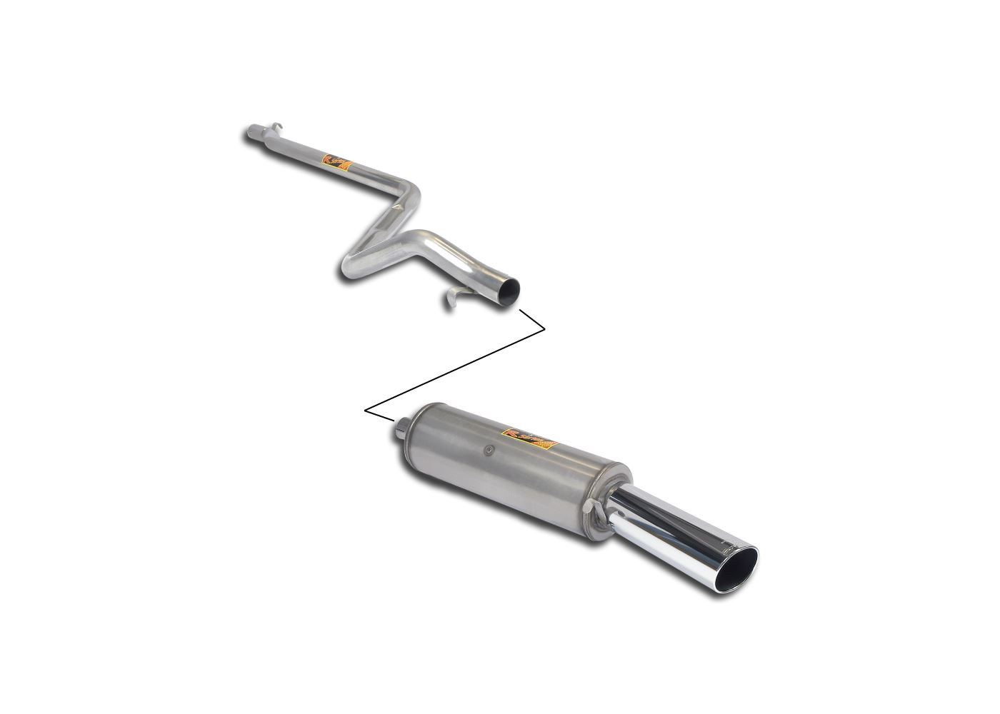 Best Exhaust Supersprint VW Golf mk1 GTi 1.6 1.8 Sound package 883610