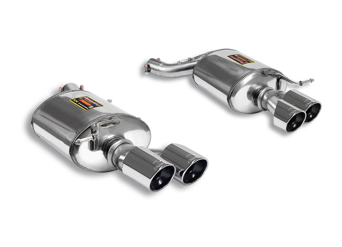 Best Exhaust Supersprint BMW E92 coupe E93 cabrio 335d 335i 0613 mufflers OO 80mm 980236_980206
