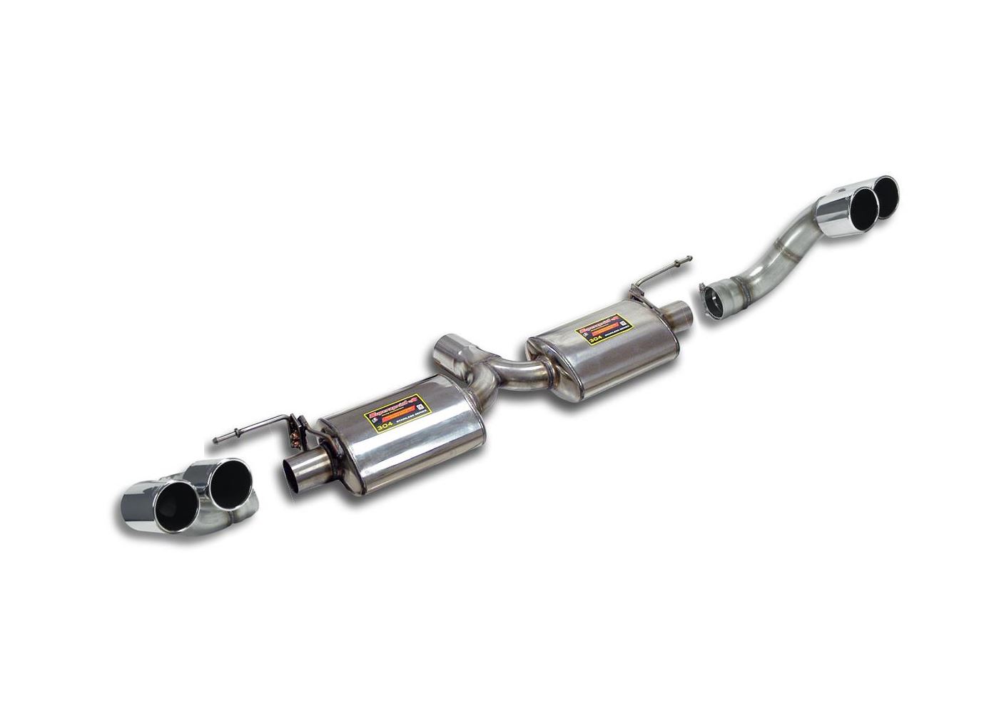 Best Exhaust - Supersprint BMW F15 X5 xDrive 40d rear exhaust with quad
