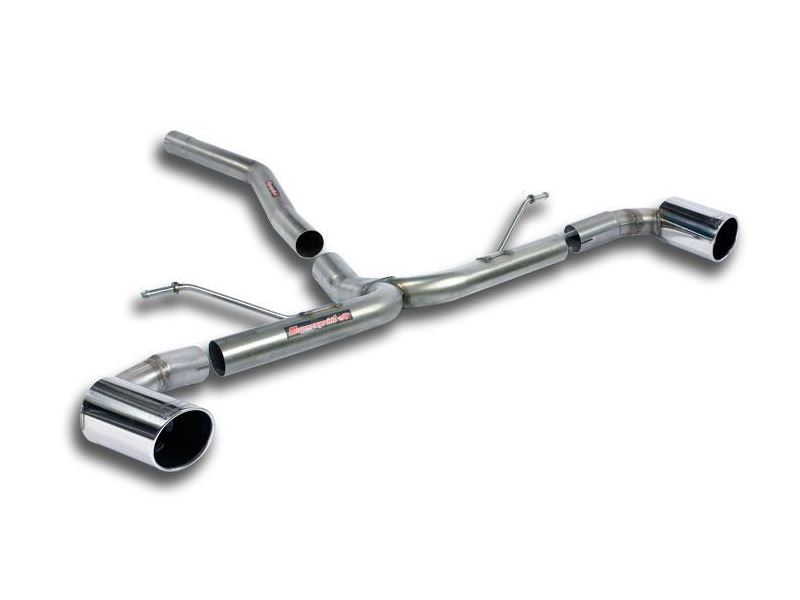 Тюнинг выхлопа спб. 20f72-30112 Pipe Exhaust.v.(гофра). Двойной выхлоп BMW f20. Разводка глушителя на две стороны. Разводка для глушителя 63 мм