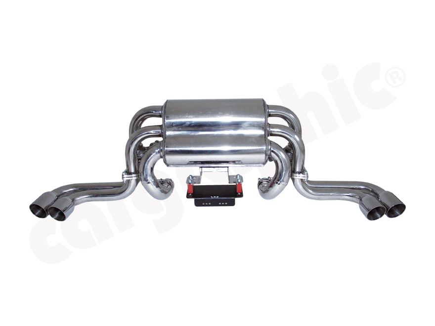 Best Exhaust Cargraphic Ferrari 360 Sport Rear Silencer with valves