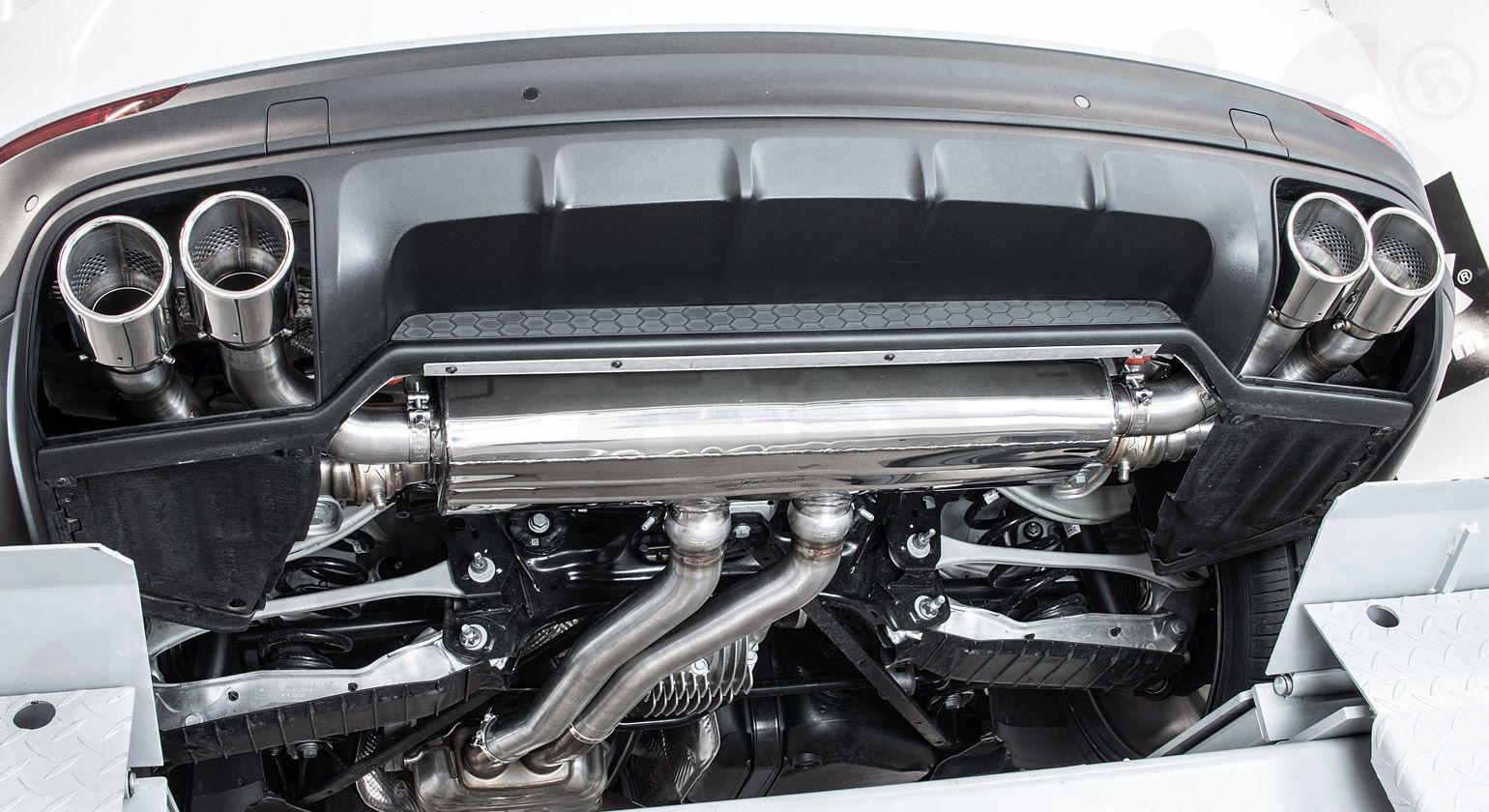 Best Exhaust Cargraphic Porsche Cayenne 3.0L + EHybrid w/ OPF downpipeback valve system