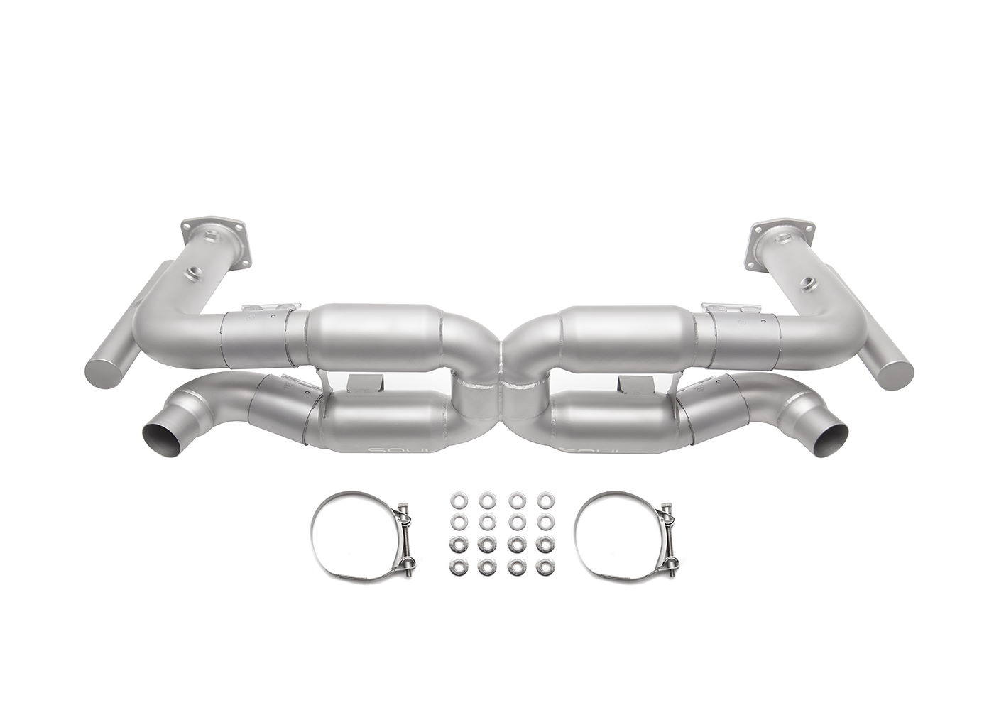 Best Exhaust - SOUL Porsche 996 Turbo Competition X-Pipe Exhaust System
