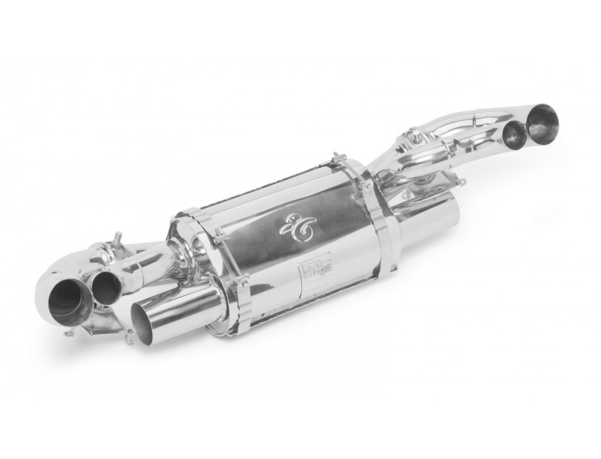 Best Exhaust Tubi Style Porsche 992 Carrera and Turbo central muffler TSPO992C19.030.A