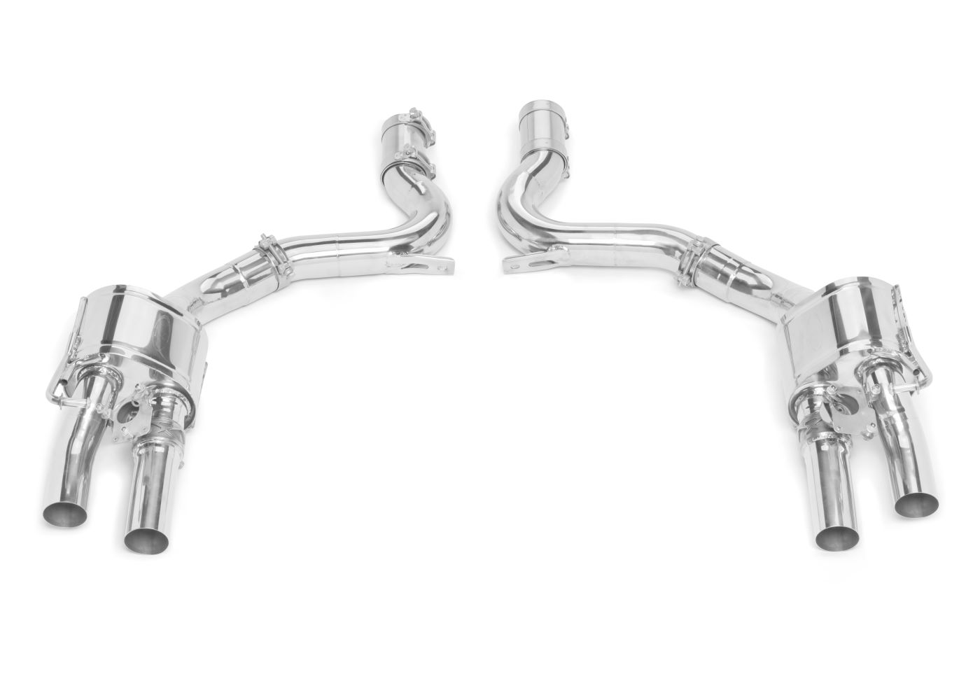 Best Exhaust Tubi Style Porsche Panamera 971 Turbo Exhaust with valve