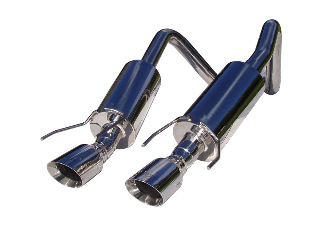 Best Exhaust MBRP Chevrolet Corvette C6 Dual Muffler Axle Back w/ 4