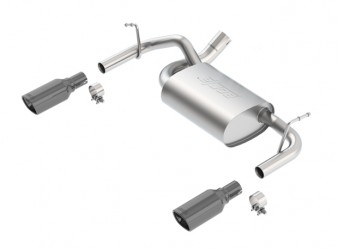 Jeep Wrangler JK 2 & 4 door 2012-2018 Axle Back Exhaust System Touring split w/ Black Chrome tips Jeep Wrangler JK 2 & 4 door 2012-2018 Axle Back Exhaust System Touring split w/ Black Chrome tips